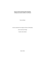 Tourism, female entrepreneurs and gender: Crafting economic realities in rural Greece