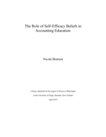 The Role of Self-Efficacy Beliefs in Accounting Education