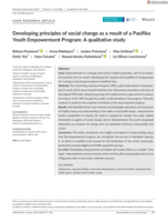 Developing principles of social change as a result of a Pasifika Youth Empowerment Program: A qualitative study