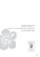 Pacific Voices V: Abstracts for the Pacific Postgraduate Symposium 2008