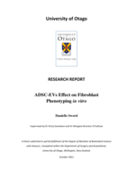ADSC-EVs Effect on Fibroblast Phenotyping in vitro