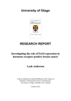Investigating the role of Fn14 expression in hormone receptor positive breast cancer