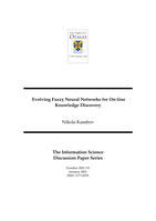 Evolving fuzzy neural networks for on-line knowledge discovery