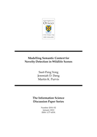 Modelling semantic context for novelty detection in wildlife scenes
