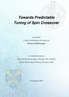 Towards predictable tuning of spin crossover