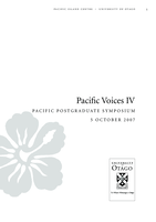 Pacific Voices IV: Abstracts for the Pacific Postgraduate Symposium 2007