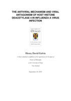 The antiviral mechanism and viral antagonism of host histone deacetylase 4 in influenza A virus infection