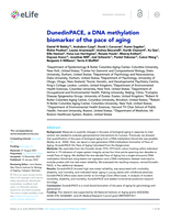 DunedinPACE: A DNA Methylation Biomarker Of The Pace Of Aging