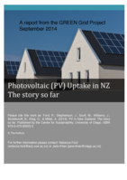 Photovoltaic (PV) Uptake in NZ: The story&nbsp;so far