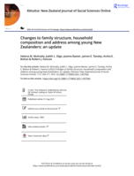 Changes To Family Structure, Household Composition And Address Among Young New Zealanders: An Update