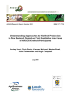 Understanding Approaches to Kiwifruit Production in New Zealand: Report on First Qualitative Interviews of ARGOS Kiwifruit Participants