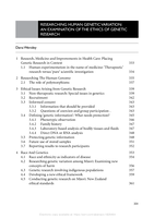 Researching Human Genetic Variation: An Examination of the Ethics of Genetic Research