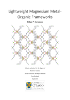 Lightweight Magnesium Metal-Organic Framework