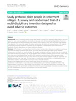 Study protocol: Older people in retirement villages. A survey and randomized trial of a multi-disciplinary intervention designed to avoid adverse outcomes