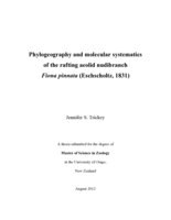 Phylogeography and molecular systematics of the rafting aeolid nudibranch Fiona pinnata (Eschscholtz, 1831)