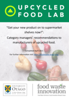 Category managers’ recommendations to manufacturers of upcycled food.