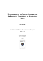 Reinvigorating the scalar imagination: An immanent conception of geographic scale