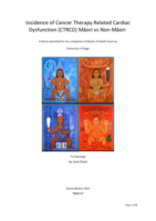 Incidence of cancer therapy related cardiac dysfunction (CTRCD) Māori vs Non Māori