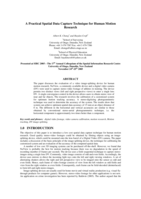 A practical spatial data capture technique for human motionresearch