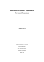 An Ecological Dynamics Approach for Movement Assessment