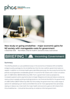 New study on going smokefree – major economic gains for NZ society with manageable costs for government