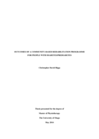 Outcomes of a Community-Based Rehabilitation Programme for People with Diabetes/Prediabetes