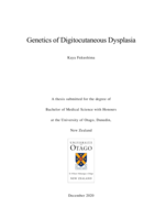 Genetics of Digitocutaneous Dysplasia