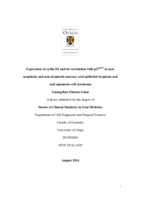 Expression of cyclin D1 and its correlation with p27KIP1 in non-neoplastic and non-dysplastic mucosa, oral epithelial dysplasia and oral squamous cell carcinoma