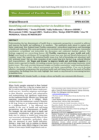Identifying and overcoming barriers to healthier lives