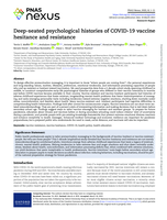 Deep-Seated Psychological Histories Of COVID-19 Vaccine Hesitance And Resistance