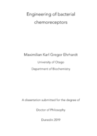 Engineering of bacterial chemoreceptors