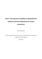 Short- and long-term variability in deposited fine sediment and the implications for stream ecosystems
