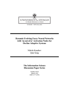 Dynamic evolving fuzzy neural networks with `m-out-of-n' activation nodes for on-line adaptive systems