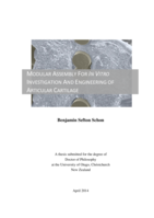 Modular assembly for in vitro investigation and engineering of articular cartilage