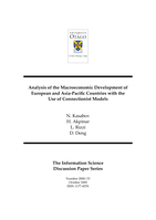 Analysis of the macroeconomic development of European and Asia-Pacific countries with the use of connectionist models