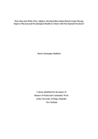 More than Just Meds: Does Adjunct Adventure/Recreation Based Group Therapy Improve Physical and Psychological Health in Clients with First Episode Psychosis?