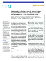 Using codesign to develop a culturally tailored, behavior change mHealth intervention for indigenous and other priority communities: A case study in New Zealand