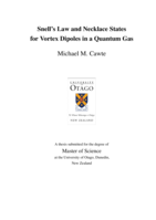 Snell’s Law and Necklace States for Vortex Dipoles in a Quantum Gas