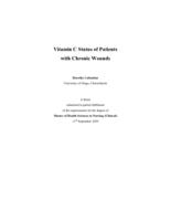 Vitamin C status of patients with chronic wounds