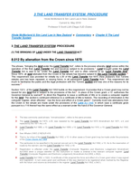 The Land Transfer System