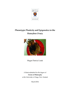 Phenotypic Plasticity and Epigenetics In The Honeybee Ovary