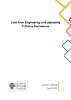 Cold-atom engineering and interacting collision resonances