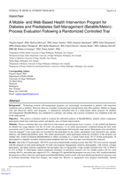 A Mobile- and Web-Based Health Intervention Program for Diabetes and Prediabetes Self-Management (BetaMe/Melon): Process Evaluation Following a Randomized Controlled Trial