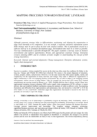 Mapping Processes Towards Strategic Leverage