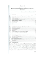 Relationship Property Issues for the Elderly