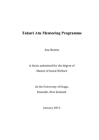 Tahuri Atu Mentoring Programme