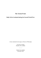 The Tartan Front: Daily life in Scotland during the Second World War