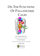 On the functions of palladium (II) cages