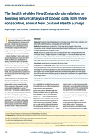 The health of older New Zealanders in relation to housing tenure: Analysis of pooled data from three consecutive, annual New Zealand Health Surveys