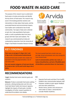 Food Waste in Aged Care